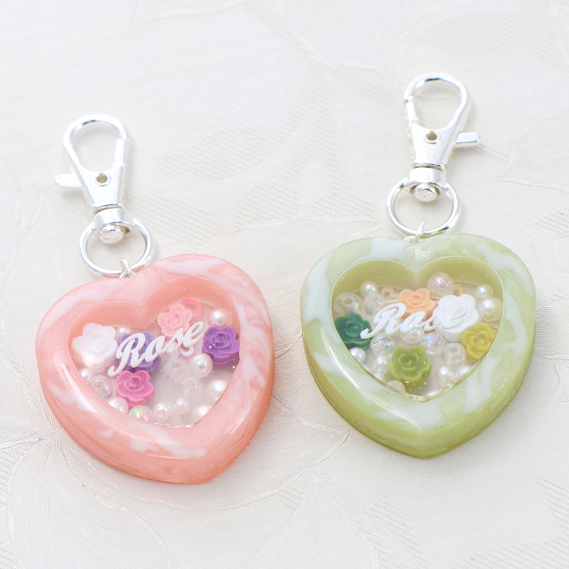 【ヘアゴム】レジン　ハート レジンキット 『推し活シェイカー ハート RSK-376』 ERUBERU